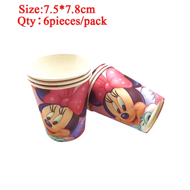 Disney Mickey & Minnie Mouse Plastic Party Cups