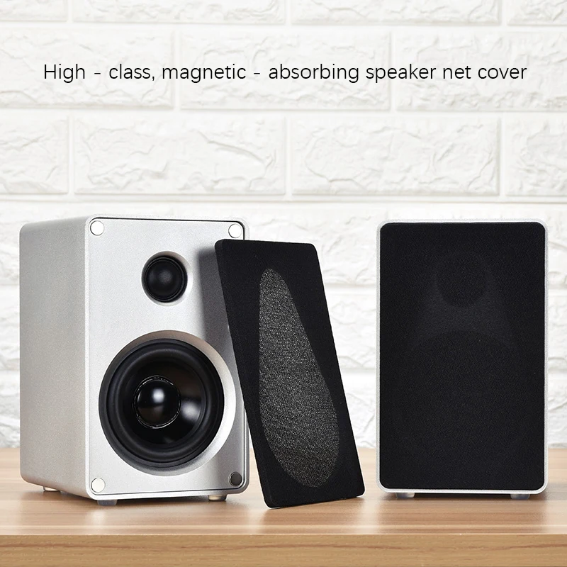 Altofalante de Liga de Alumínio Canais de Duas Brzhifi Audio Polegada Desktop 2.0 Vias Passiva Estéreo Computador Satélite Surround Parede Pendurado 3 - Image 4