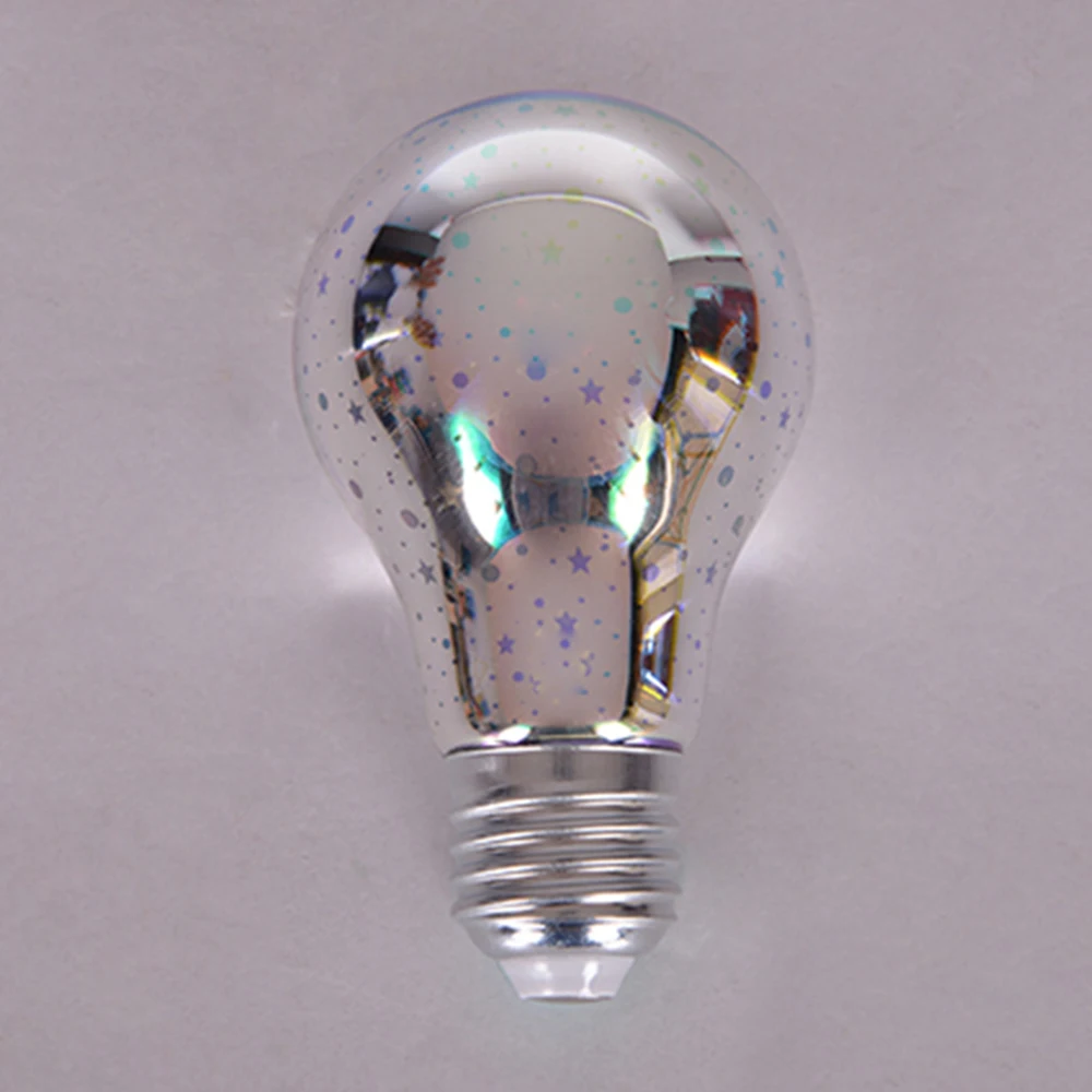 Creative Fireworks Light 3D Christmas KTV Holiday LED Lamp 3D Fireworks Bulb A60 E27 Home Decor Fireworks Bulb