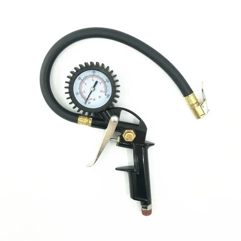 

Auto Tire Pressure Gauge for Vehicle Car Motorcycle Tyre Repair Tools Inflating Gun Inflator Pump