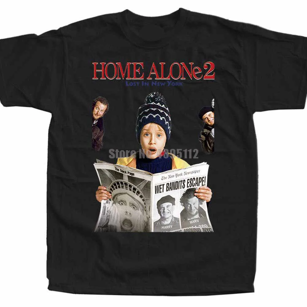 

Home Alone 2 Lost In New York Poster Mens T Shirts Men Streetwear 2019 Tshirt 3D Print Tshirts 100% Cotton T-Shirts Mens Top