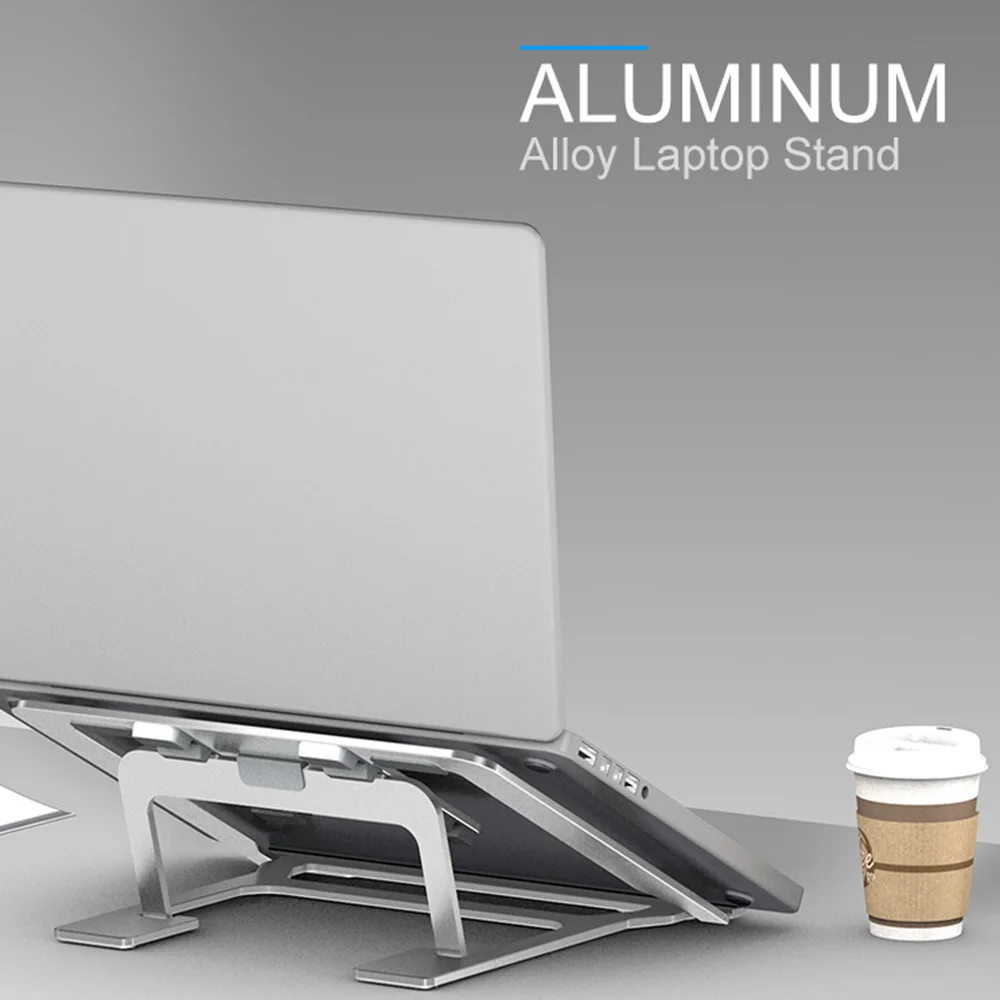 Подставка для ноутбука Складная портативная алюминиевая охлаждающая подставка для ноутбука Регулируемая подставка для ноутбука MAIBENBEN hp Levono Dell Macbook