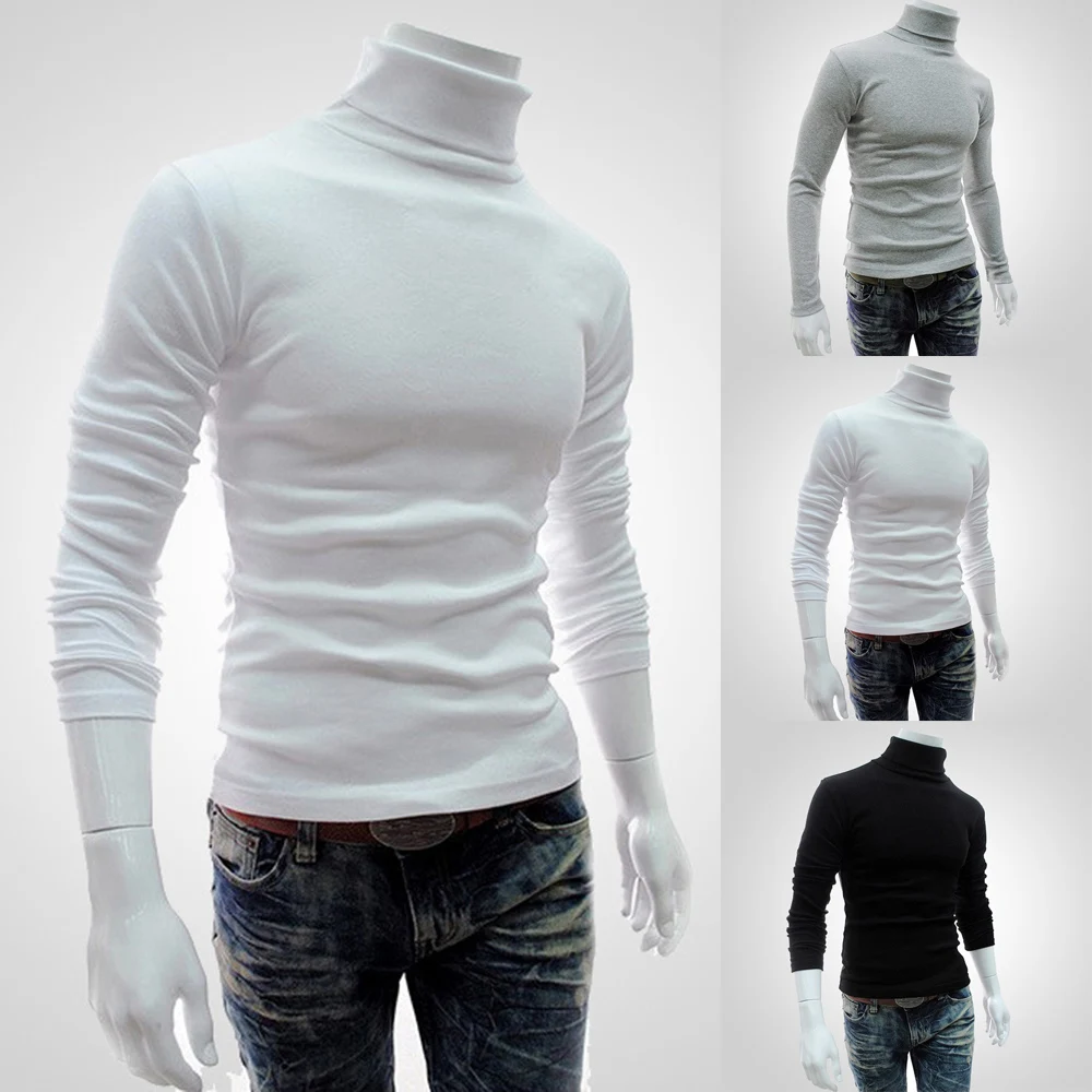 

Men's Long-sleeved Thin Bottoming Shirt Warm Autumn Clothes Long Trousers Autumn Clothes Breathable Tops Quick Drying Warm HOT