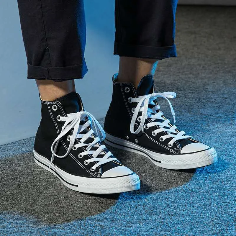 Zapatillas deportivas gruesas para hombre, zapatos deportivos vulcanizados de lona, informales, impermeables, para parejas