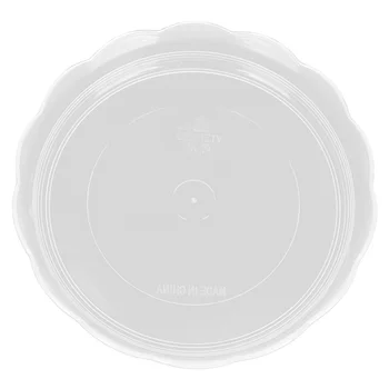 

20pcs Plastic Round Flower Pot Tray Bottom Support Plant Pot Saucer Flowerpot Drip Tray for Garden Balcony 14cm(Transparent)