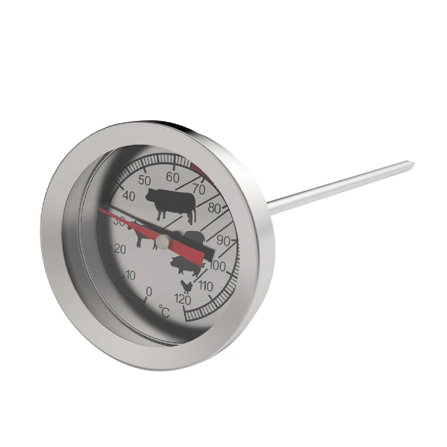 Stainless Steel Bake Temperature Gauge Meter  Stainless Steel Oven Cooker  - Thermometer Hygrometer - Aliexpress