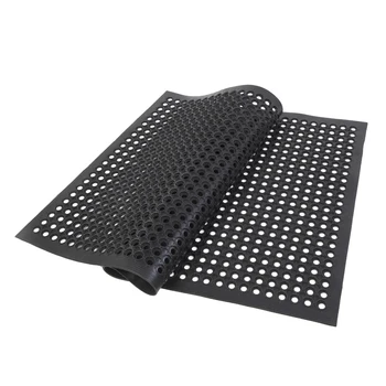 

Bar Kitchen Mat Industrial Drainage Rubber Non-slip Hexagonal Mat Bathtub Bathroom Toilet Mat Fast Drying
