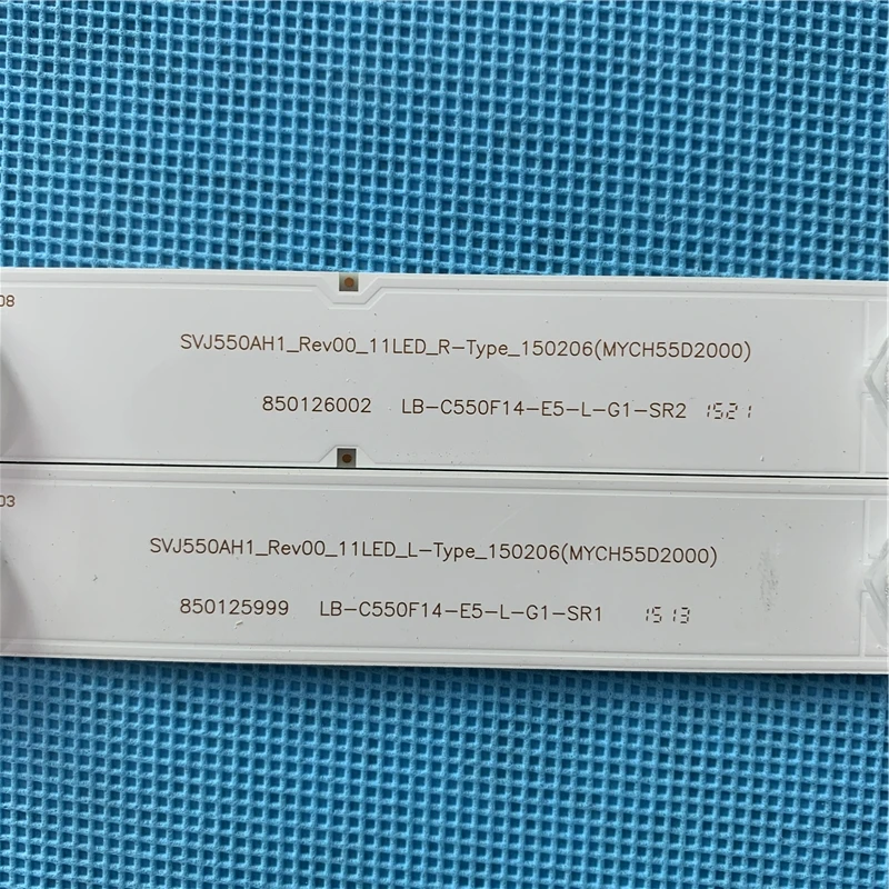 1102 мм светодиодный Подсветка полосы для Philips 55 дюймов SVJ550AH1_REV00_11 светодиодный_ L/R_Type_150206(MYCH55D2000) LB-C550F14-E5-R/L-G1-SR1
