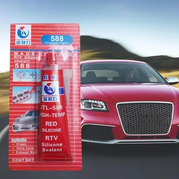 

100g Car Engine Sealant Strong Adhesive Glue High Temperature Sealant RTV Red Fastening Glue For Car Motor Gap Seal Repair Tools