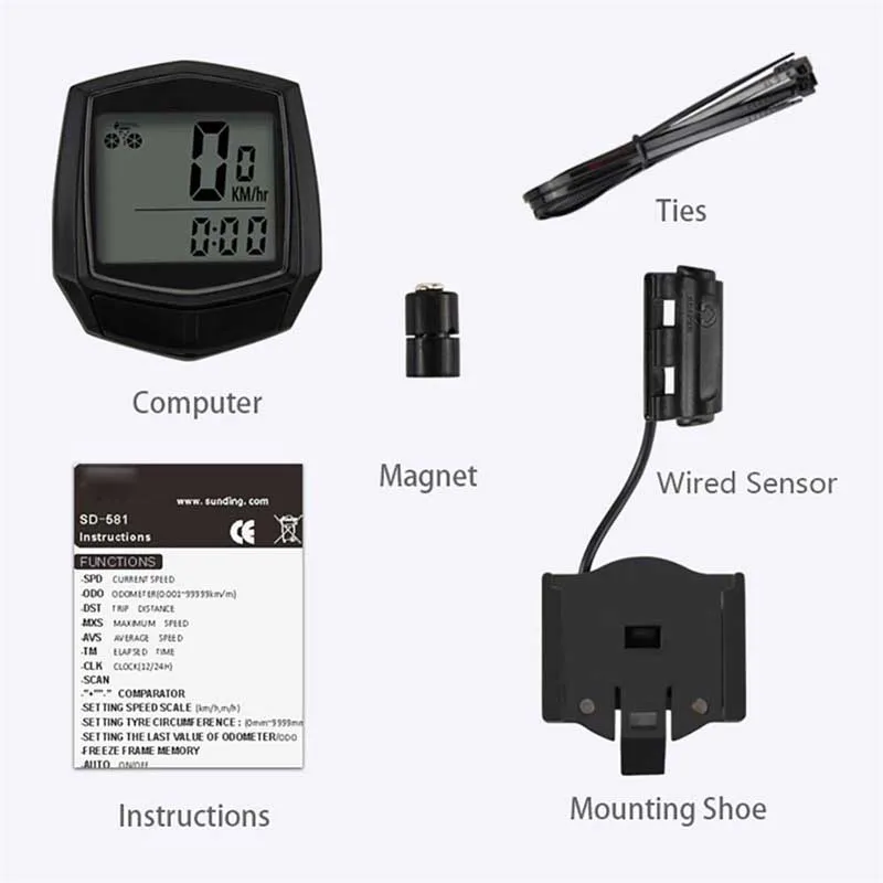 Waterproof Digital Bike Odometer-3