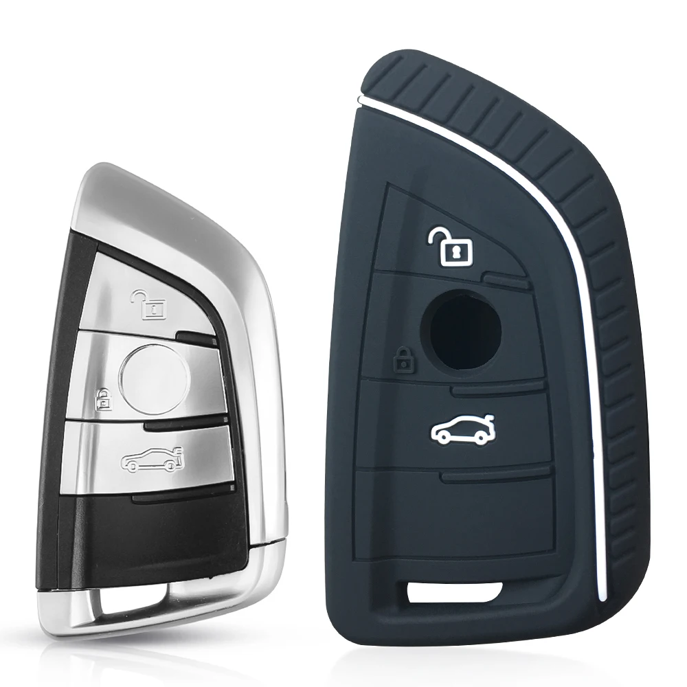Силиконовый чехол для ключа защитный BMW G30 F20 F30 F10 X1 F48 Серия 1 2 3 5 6 7 X3 X4 X2 X6 X5 M5 Z4