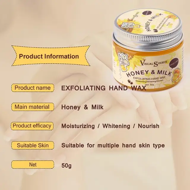 Honey Hand Mask Wax Moisturizing Skin Care Paraffin Bath Sodium Care Cream