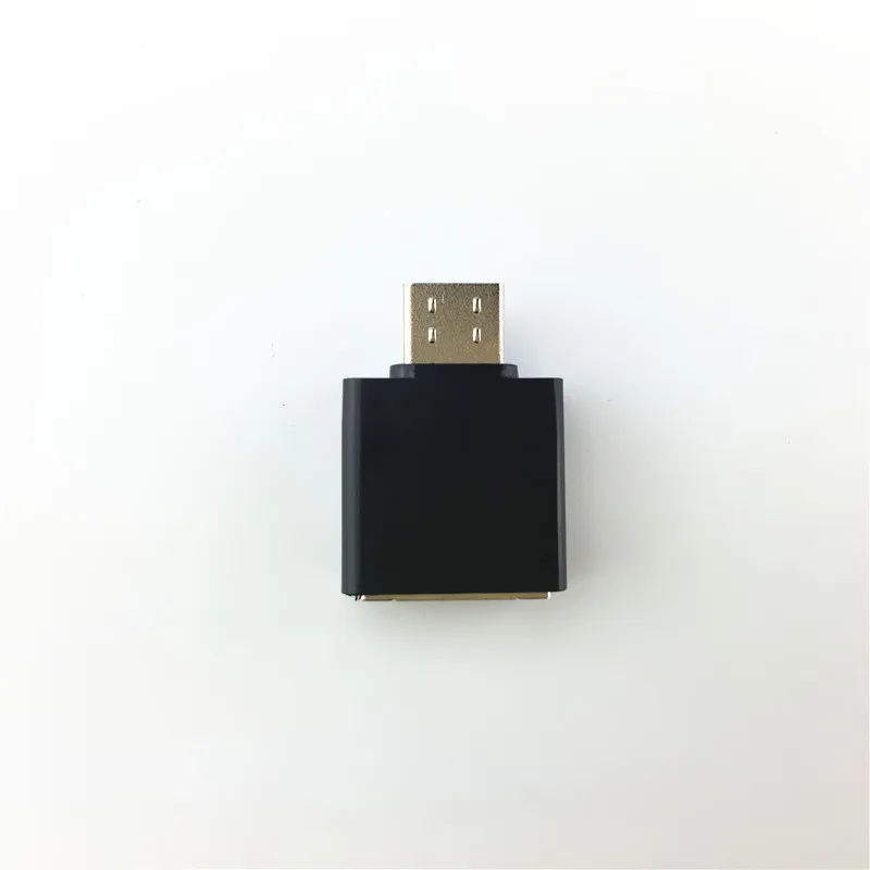 Квадратный Мини OTG USB кабель OTG адаптер Micro USB штекер USB 2,0 Женский конвертер для планшета Android samsung Xiaomi huawei Phone - Цвет: Черный