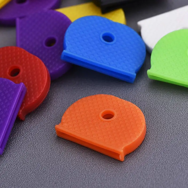 Key protector 24 Key Caps Flexible Key Cover For Easy Identification Of Door Keys Multicolor