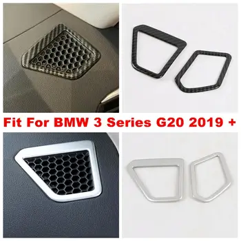 

Air Conditioning AC Vents Cover Trim Dashboard Air Outlet Decoration Fit For BMW 3 Series G20 2019 2020 ABS Matte / Carbon Fiber