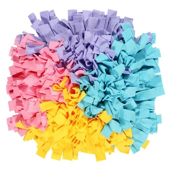 

Dog Snuffle Mat Training Pet Feeding Mat Nosework for Dogs Activity Fun Play Mat for Relieve Stress Restlessness 18 Inch X 18 In