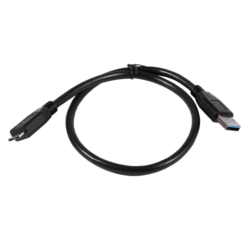 USB 3,0 Мужской кабель для передачи данных Micro-B Мужской для внешнего жесткого диска HDD кабель черный
