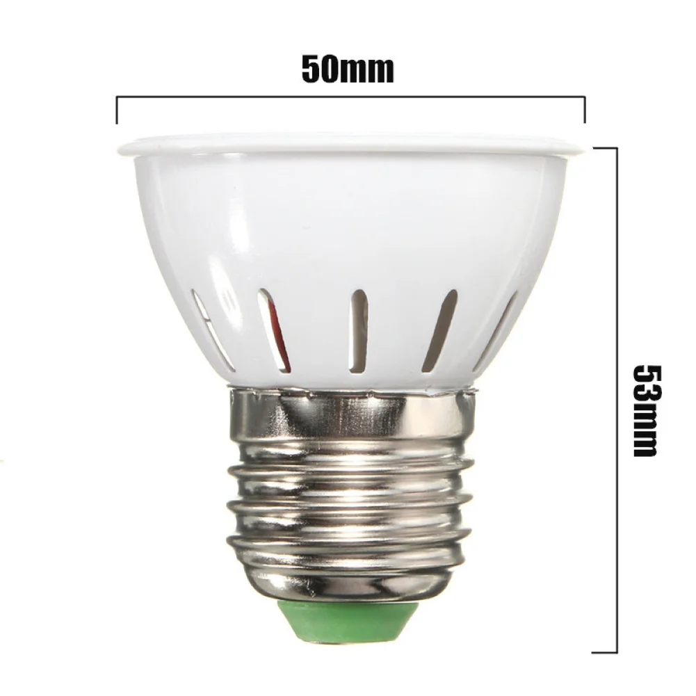 E27 3 Вт 3528SMD светодиодный светильник полный спектр цветочный светильник для роста растений лампа для гидропоники светильник для выращивания растений садовые инструменты