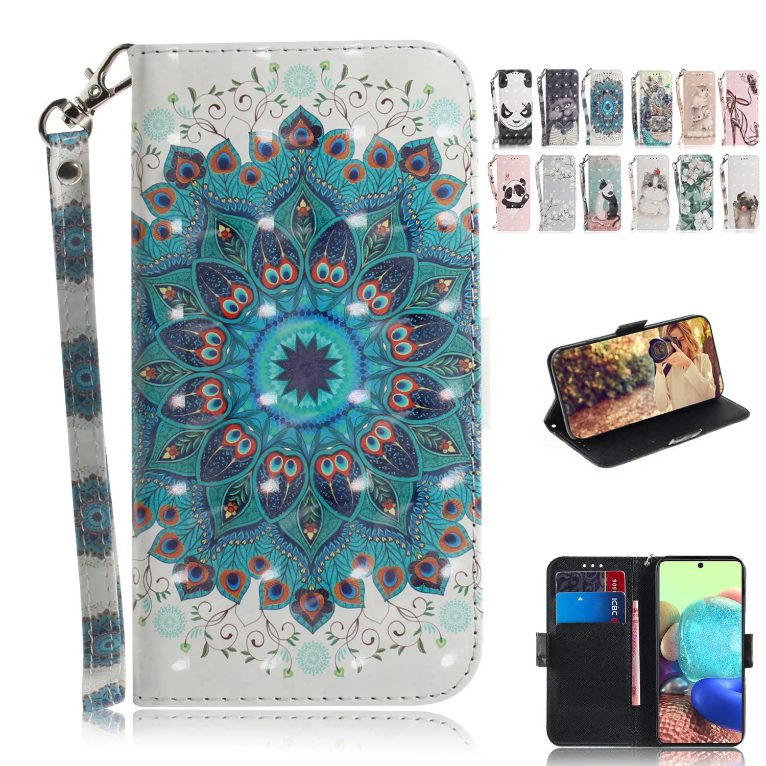Чехол книжка для Samsung Galaxy A10 A20 A20S A21 A21S A30 A31 A40 A41 A50S A51 A70E A70 S A71 A80 A81 A90|Бамперы| |