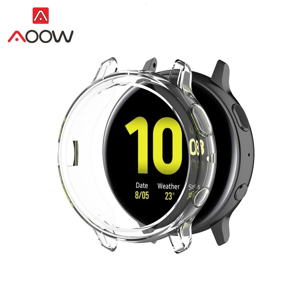 Мягкий силиконовый защитный чехол для samsung Galaxy Watch Active2 40 мм 44 мм Active 2 ультратонкий защитный чехол
