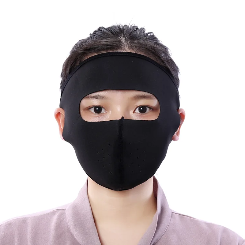 

Sun-Protection Masks Neck Guard Men's And Women's Spring And Summer Silk Scarves Scarf Women's Mask Face Covering ICE Cotton Mas