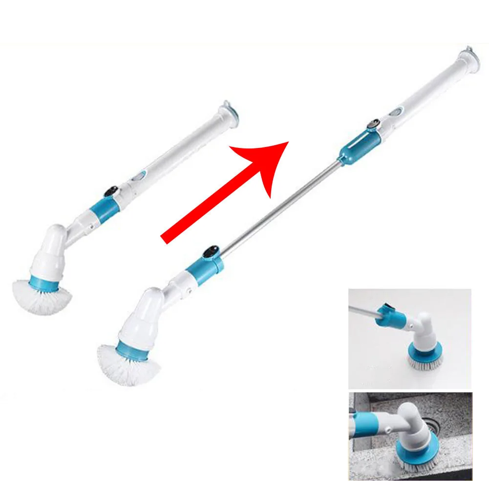 US $24.24 Electric Cleaning Brush MultiFunctional Adjustable Waterproof Cleaner Wireless Charging Bathroom Bathtub Kitchen Cleaning Tools