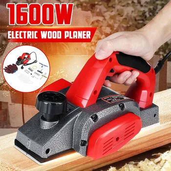 Best Doersupp Electric Planer 1800W/1600W/1200W Carpentry Tools Woodworking Multi-function Household Hand Plane Wood Cutting Planing