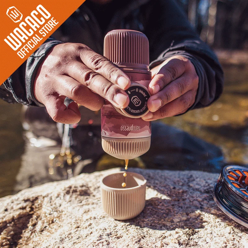 Портативная кофеварка для эспрессо Wacaco Nanopresso 18 бар под давлением с ручным