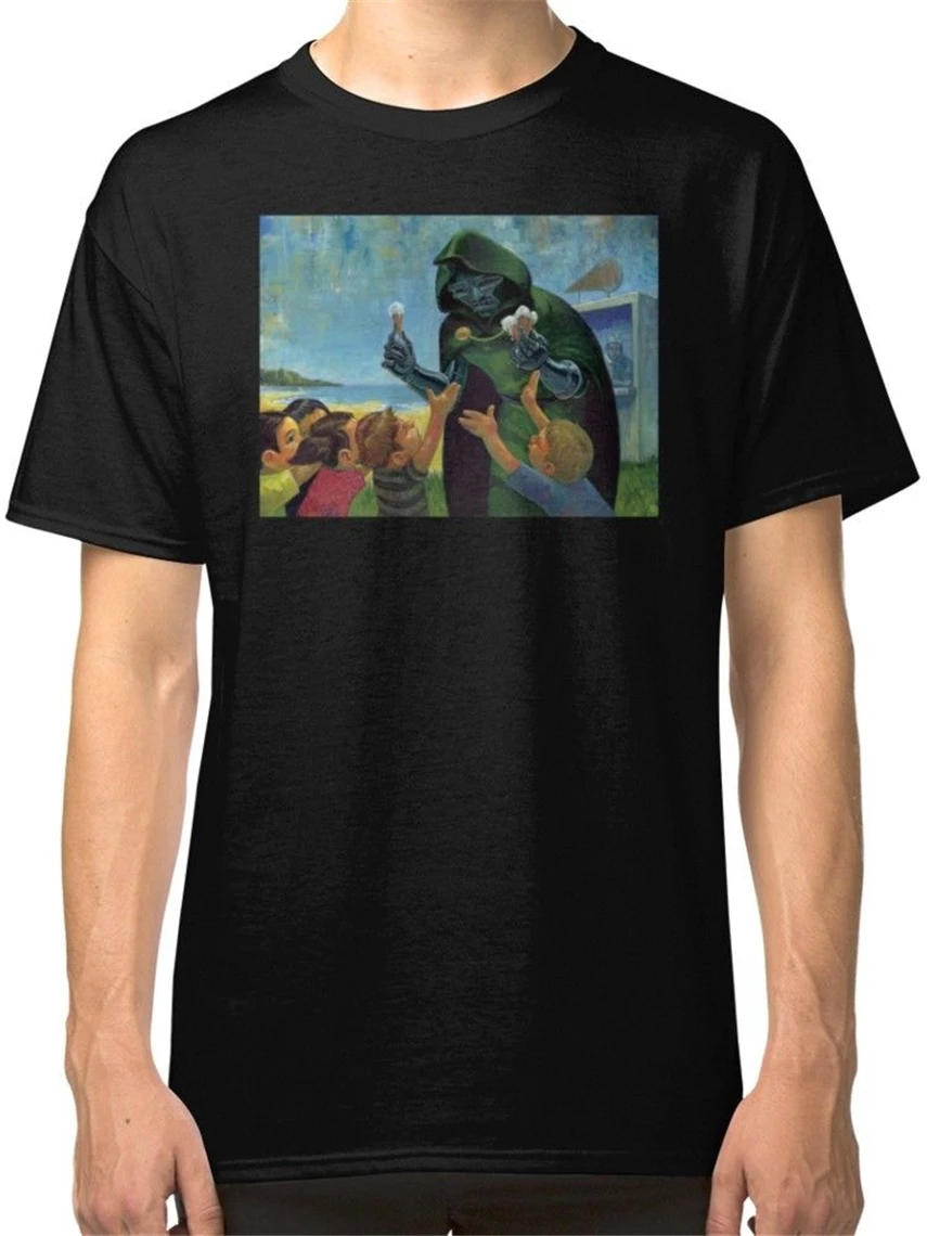 Mf Doom мужские черные футболки одежда свободный размер топ футболка |