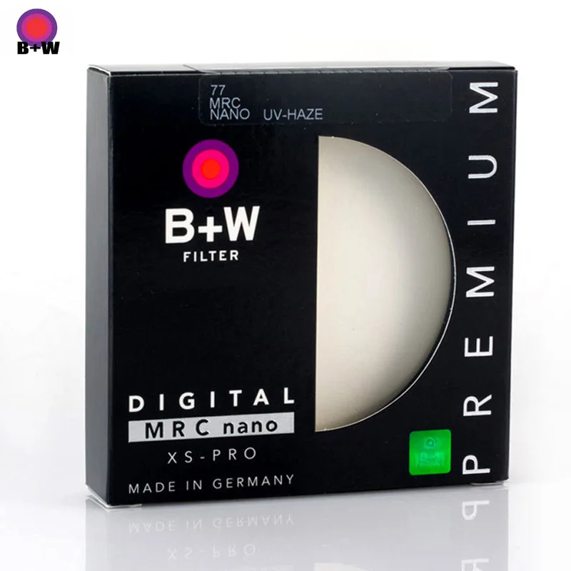 Сверхтонкий защитный фильтр для объектива камеры B + W 49mm 52mm 55mm 58mm 62mm 67mm 72mm 77mm 82mm MRC
