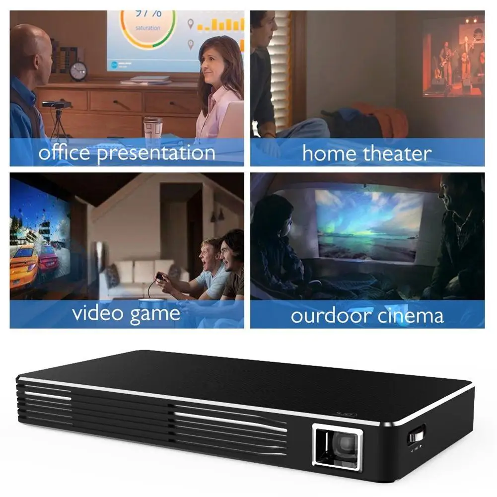 Мини двойной проектор с wi-fi HD 1080P видео проектор Авто Keystone 4,0 Bluetooth проекторы для TOUMEI C800S аксессуары