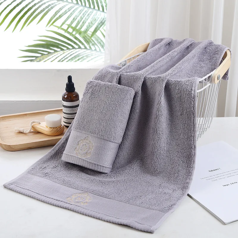 New Luxury Embroidery Adult Face Towels Bathroom 160x80cm Large Bath Cover Hotel For Home Blanket Decoration Terry Wedding Gift
