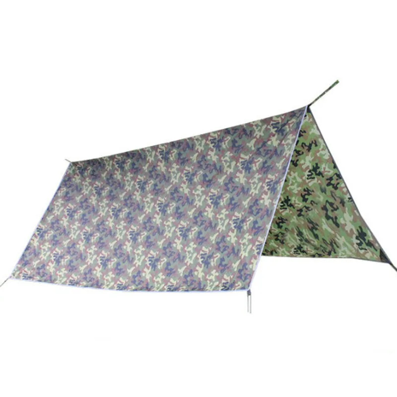300x300 см многофункциональная уличная Солнцезащитная палатка брезент кемпинг водонепроницаемый Пляжный Тент Пляжная палатка коврик дождевик