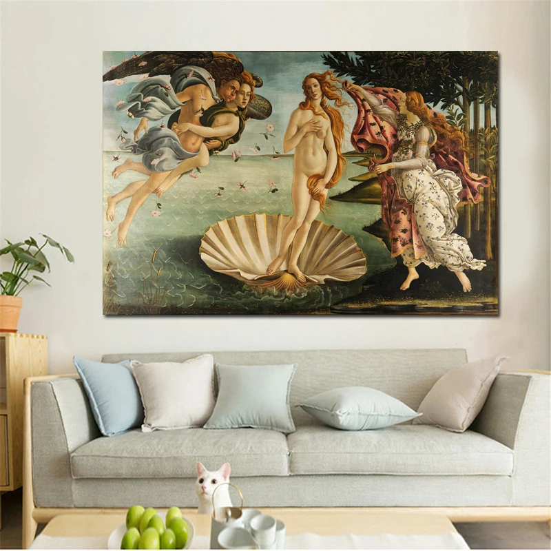 Sandro Botticelli Artwork Canvas Painting Print Living Room Home Decoration Modern Wall Art Oil Posters Picture | Дом и сад
