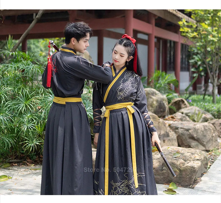 Ronin Costume Men Japanese Women's Taditional Kimono Haoi Hakama