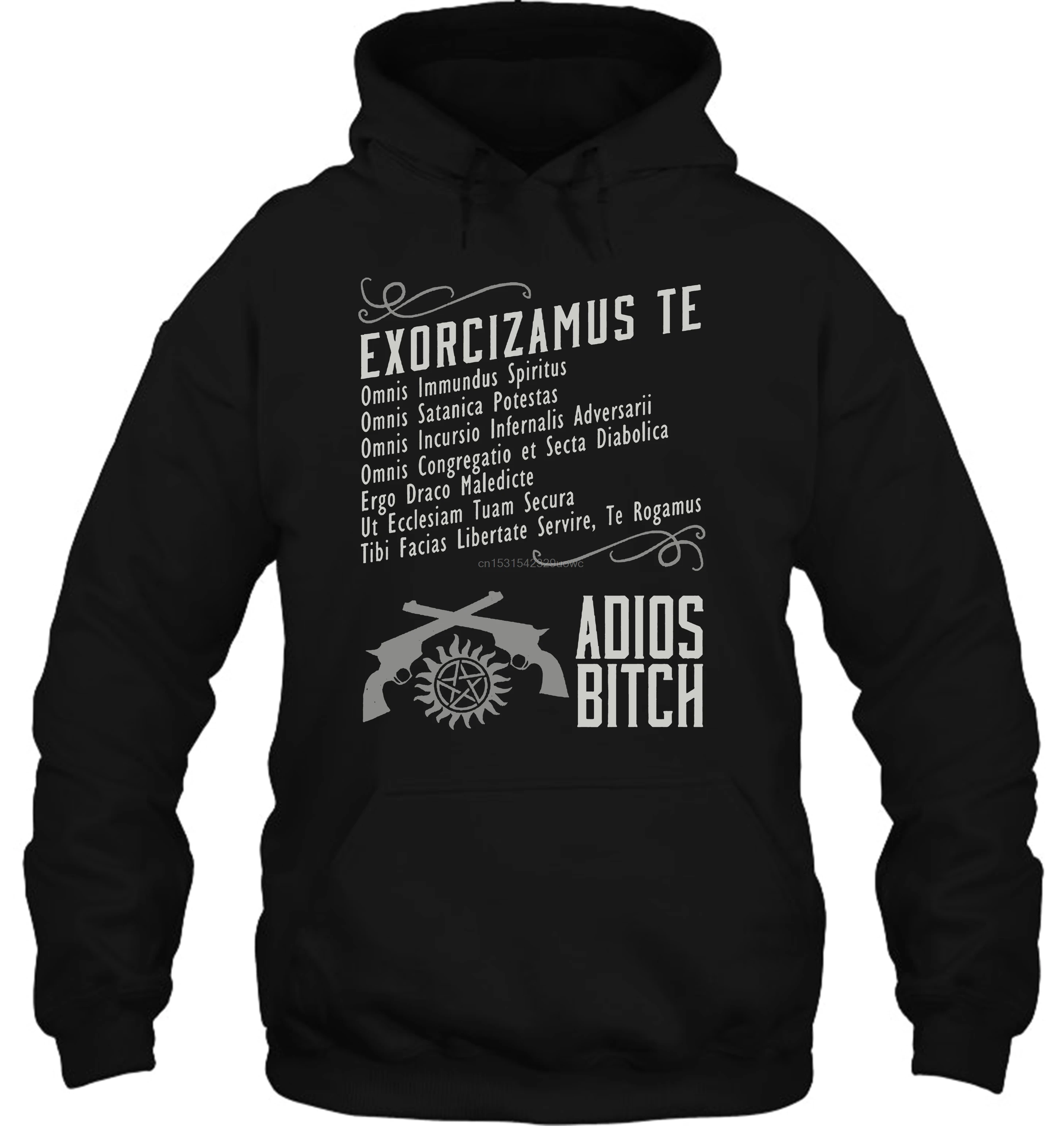 Мужская толстовка с капюшоном новая модная одежда супернатуральная Exorcism Adios Bitch