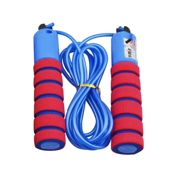 

Professional Sponge Jump Rope with Electronic Counter Adjustable Length Kids Adults Skipping Rope Gym For Exercise Indoor