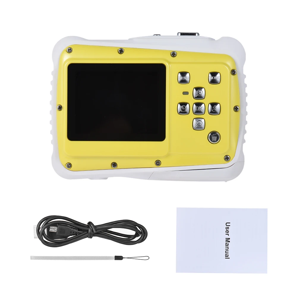 2," lcd 720P HD мини цифровая камера 5MP Водонепроницаемая портативная видеокамера со встроенным микрофоном лучшие подарки для детей мальчиков и девочек