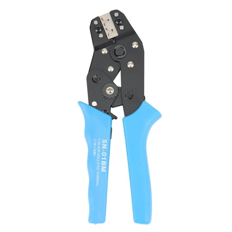 SN-01BM Terminal Crimping Pliers Multi-Purpose Crimping Pliers for Terminal Crimping Ratchet Press-Insertion Spring wire line tester Networking Tools