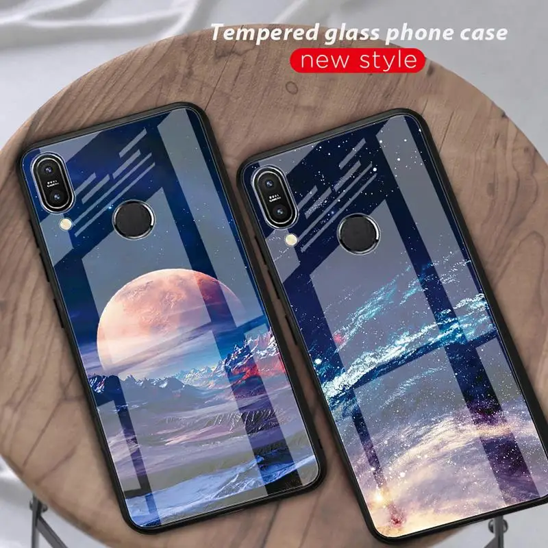 Цветной противоударный чехол из закаленного стекла для телефона ASUS Zenfone ZB601KL ZB602KL