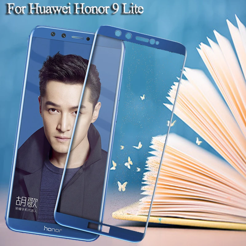 

Screen Protector for Huawei Honor 9 Lite V9 V10 Tempered Protective Glass on Honor 9 Light V 9 10 9Lite Full Cover Glass Film