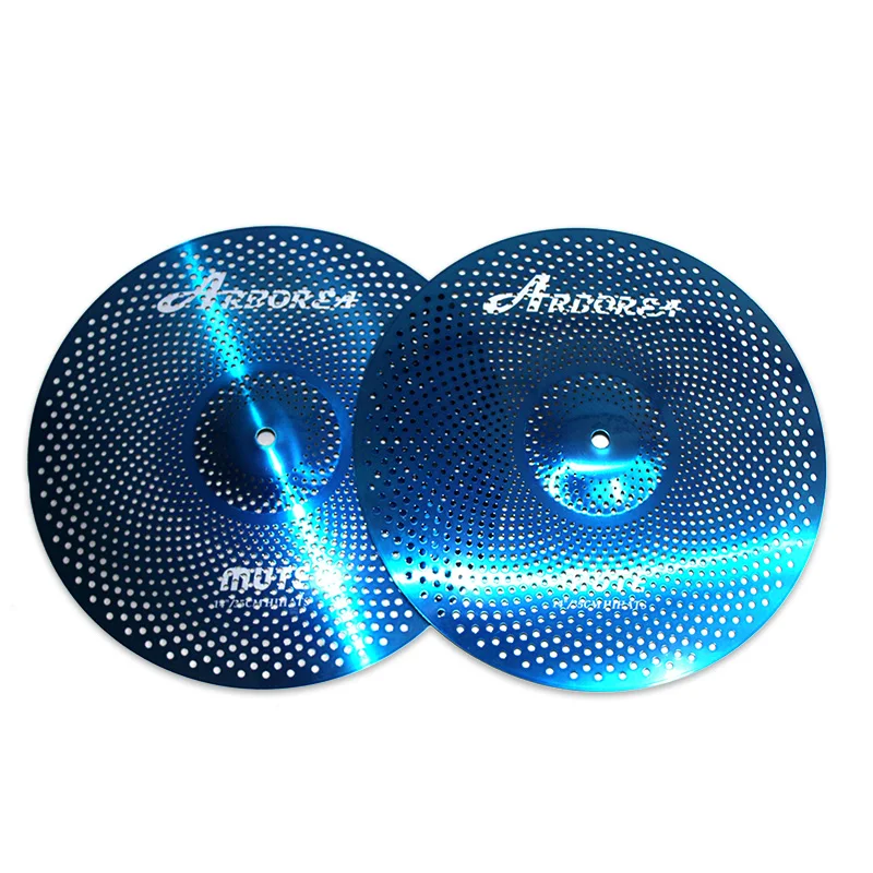 Темно-синий Arborea Mute cymbals 14 ''HiHat - Цвет: Темно-синий