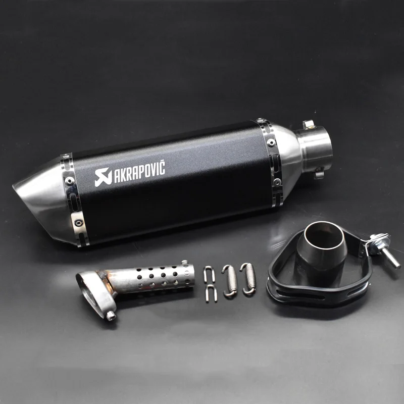 Для Akrapovic наклейки выхлопной мото rcycle глушитель escape moto выхлопные системы с db killer для kawasaki honda benelli msx125 - Цвет: laser G