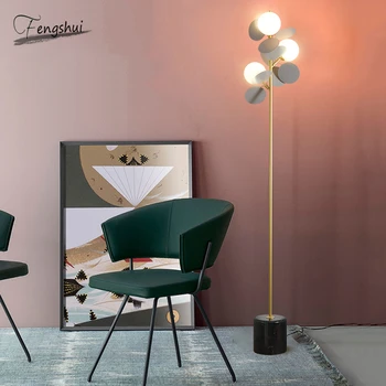 

Modern Color Petal Floor Lights Lighting Nordic Minimalist LED Floor Lamp Fixtures for Living Room Bedroom Bedside Standing Lamp