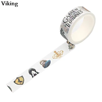 

20pcs/set 15mmX5m Game of Thrones Washi Tape Cool Masking Tape Decorative Tape Stickers Adhesive Tapes Gifts for Frineds G0494