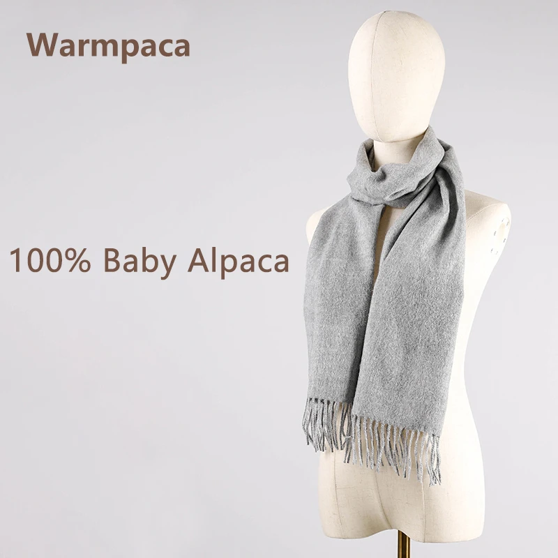 Imperio Inca Mal solamente Warmpaca Bufanda 100% baby alpaca, chal de señora de color camel, Morado,  Negro, rojo, azul y gris|Bufandas de mujer| - AliExpress