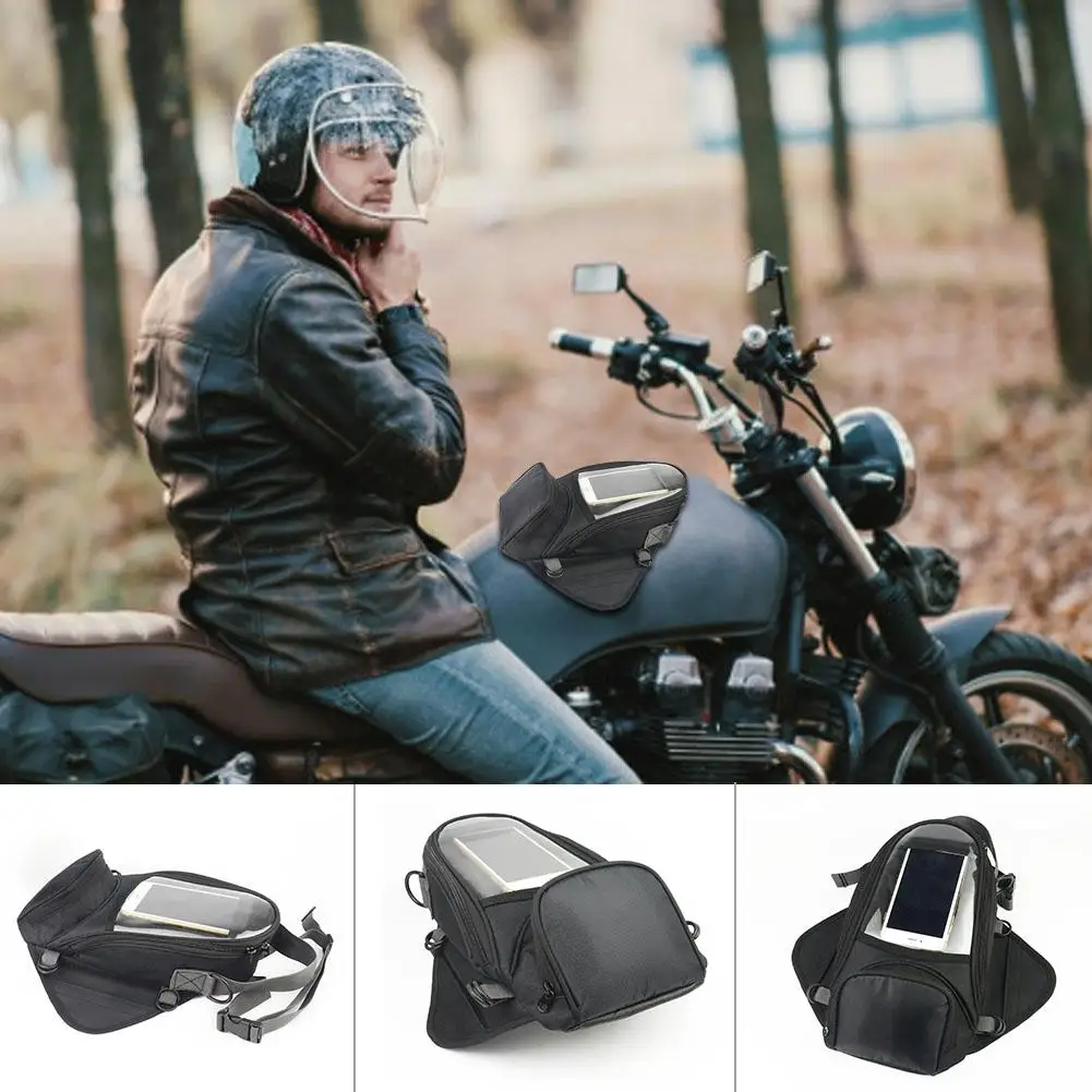 Motorcycle Fuel Bag Mobile Phone Navigation Tank Bag For