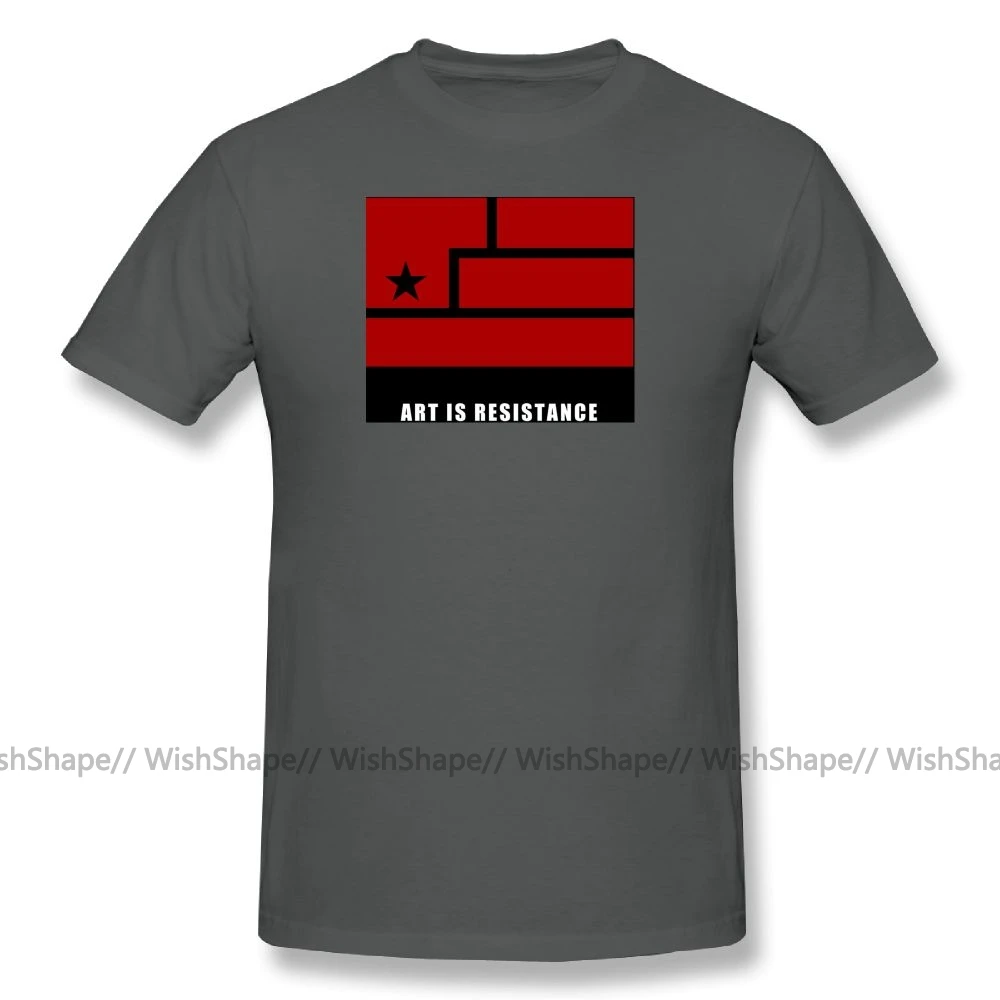 Nine Inch Nails футболка AIR Art Is Resistance мужская с буквенным принтом коротким рукавом