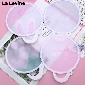 

Folding Fan Summer Three Rabbits Designs Hand Fans Folding Convenience Carry Out Home Decoration Photographic Supplies