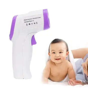 

Non-Contact Temperature Meter Pyrometer IR Laser Baby Adult Children LCD Display Digital Infrared Forehead Temperature Gun Tool